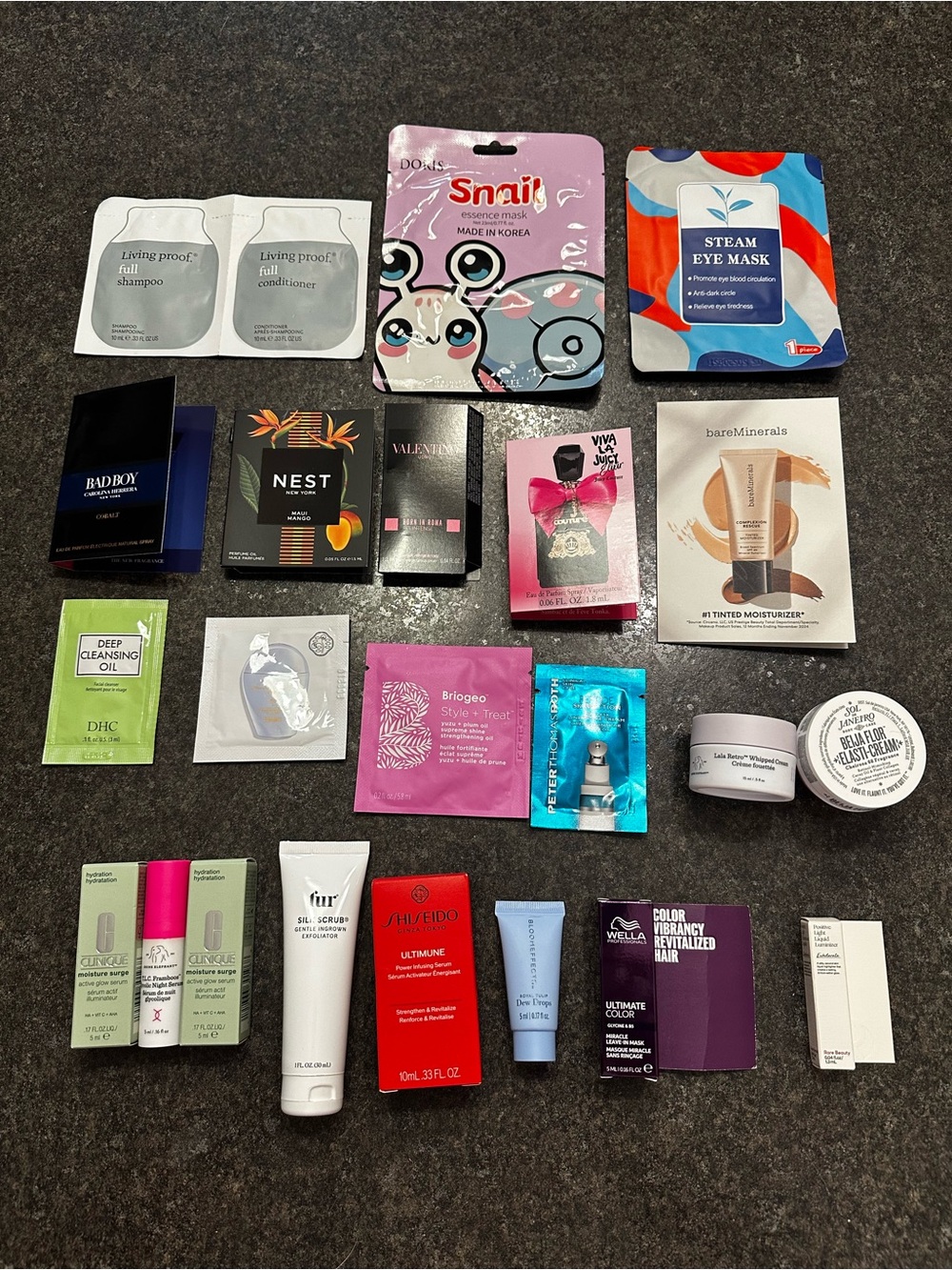 Huge Lot of Skincare, Haircare & Beauty Sample Products‎ 22 Items New & Unused!